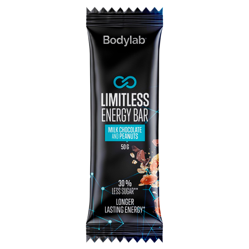 Bodylab Limitless Energy Bar Milk Chocolate & Peanuts (50 g)