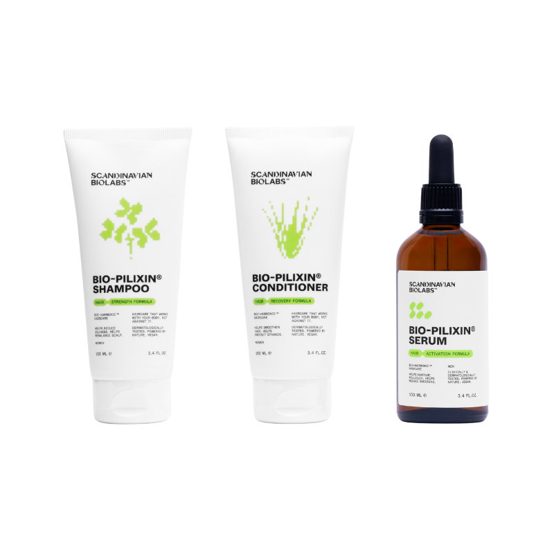 Tilbud Scandinavian Biolabs Hair Activation Routine Men (3 x 100 ml) køb billig