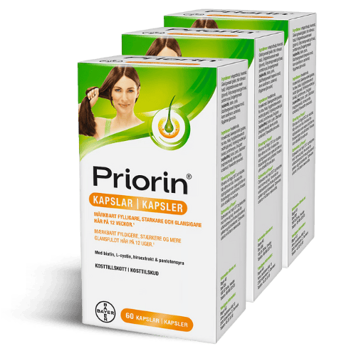3 x Priorin® (60 kapsler)
