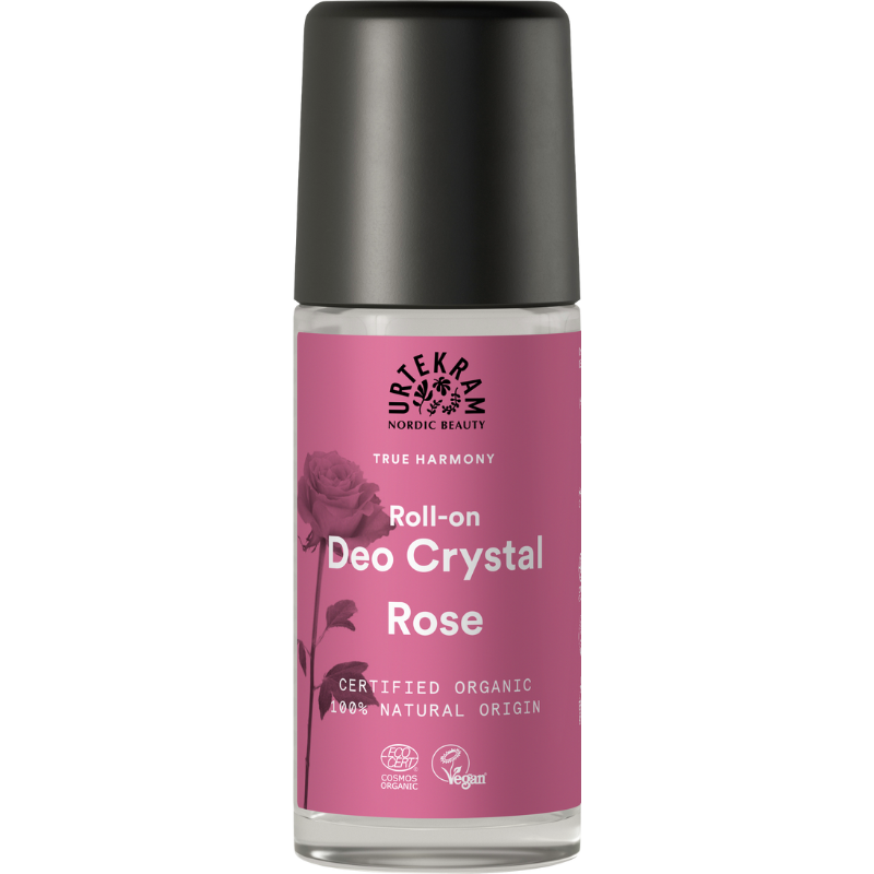 UDSALG Urtekram Deokrystal Roll on Rose Ø (50 ml) køb billig