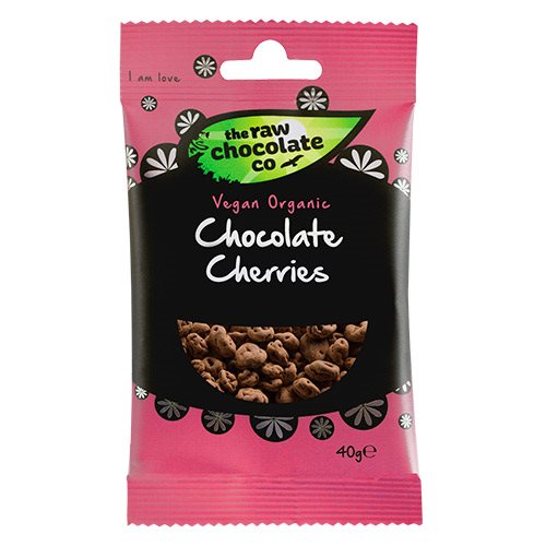 The Raw Chocolate Co. Vegan Chocolate Cherries - Raw Chokolade Ø (40 g)