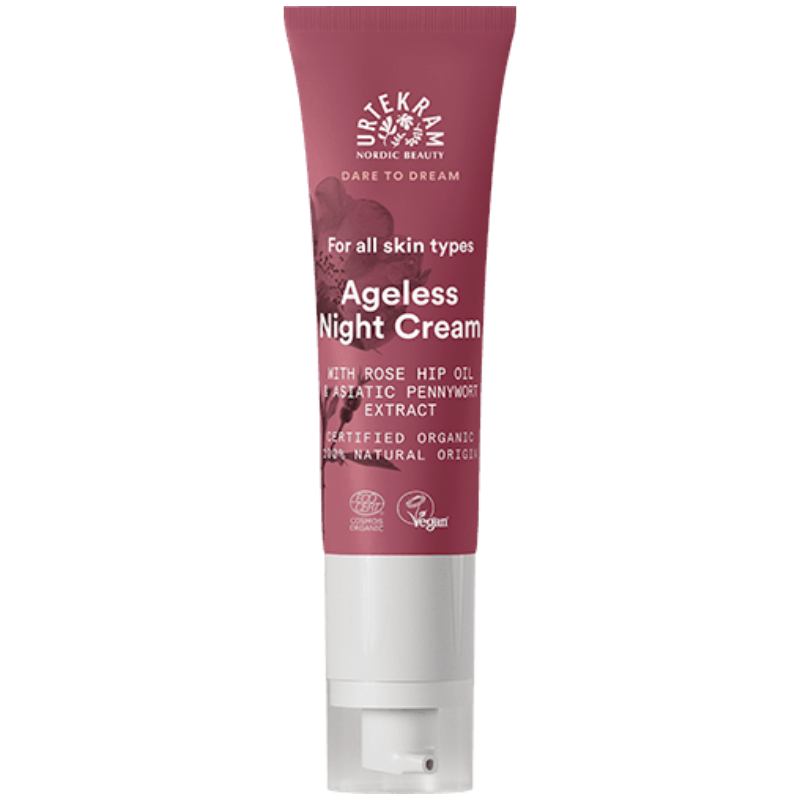 Tilbud Urtekram Soft Wild Rose Ageless Night Cream (50 ml) køb billig