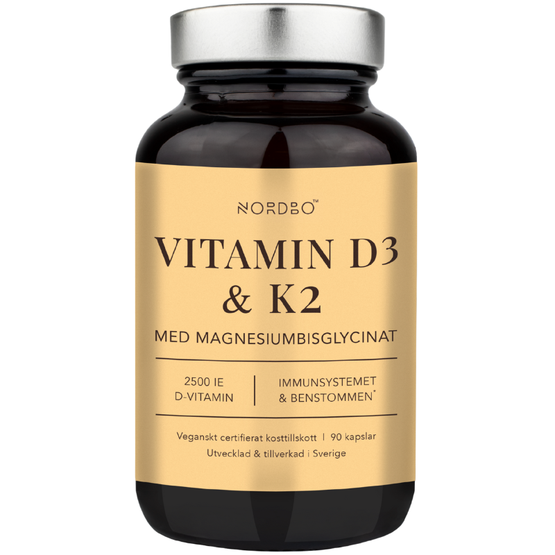 UDSALG Nordbo Vitamin D3 K2 (90 kaps) køb billig
