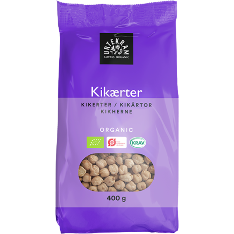 UDSALG Urtekram Kikærter Ø (400 gr) køb billig