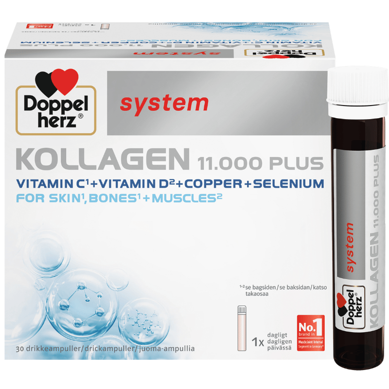 Doppelherz System Kollagen 11.000 Plus (30 stk)