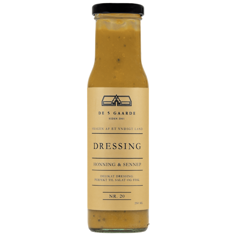 Honning sennep dressing, De 5 Gaarde