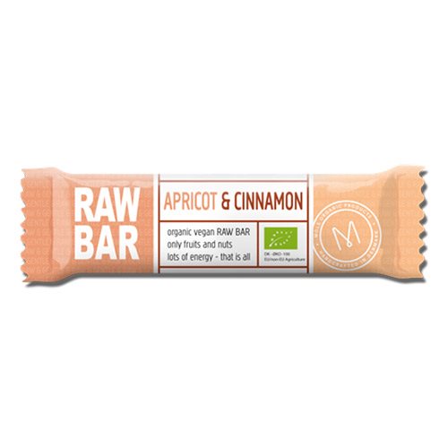Mols Organic Raw Bar Apricot & Cinnamon Ø (45 g)