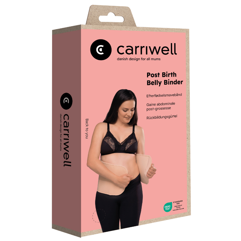 Carriwell Organic Mavebånd Belly Binder Black - S/M (1 stk)