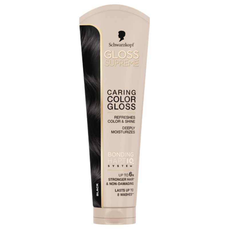 Schwarzkopf Gloss Supreme Caring Color Gloss Black (145 ml) Schwarzkopf Gloss Supreme Caring Color Gloss Black (145 ml)