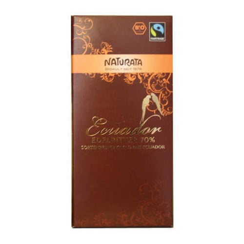 Naturata Fairtrade Chokolade Bitter 70% É (100 gr)