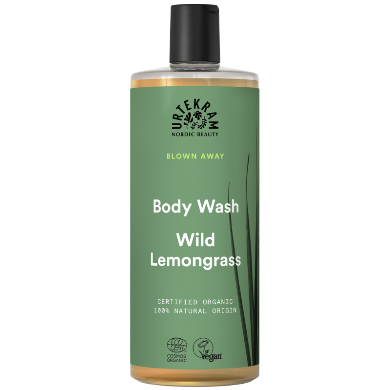 Tilbud Urtekram Wild Lemongrass Body Wash (500 ml) køb billig