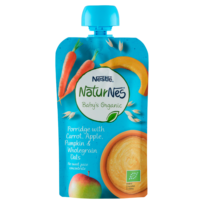 NaturNes Græskar Gulerod Grød Smoothie (110 g)