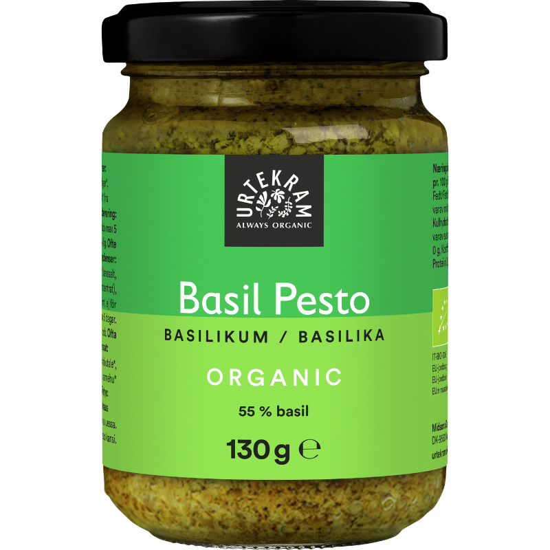 UDSALG Urtekram Pesto grøn Ø 130 gr. køb billig