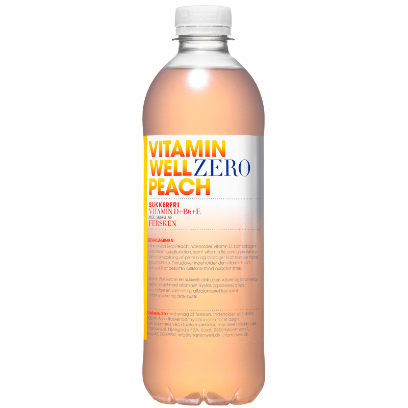 Vitamin Well Zero Peach (500 ml)