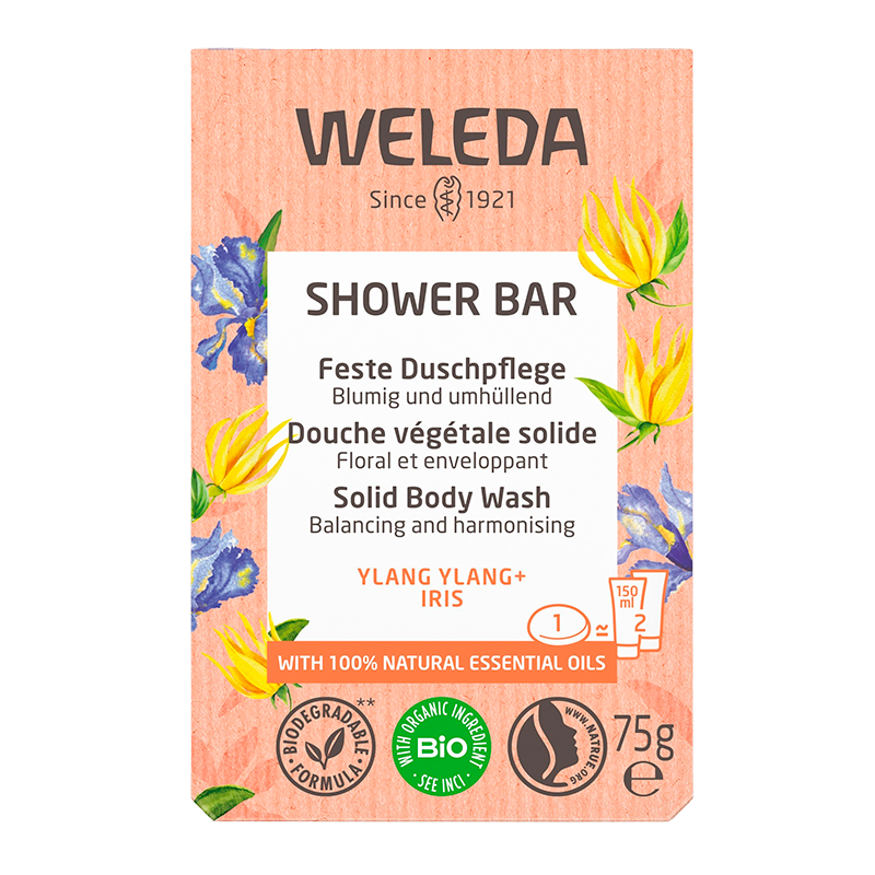 UDSALG Weleda Shower Bar Ylang Ylang (75 g) køb billig