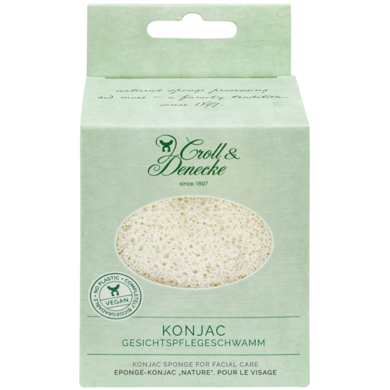 Tilbud Croll Denecke Konjac Sponge For Facial Care (1 stk) køb billig
