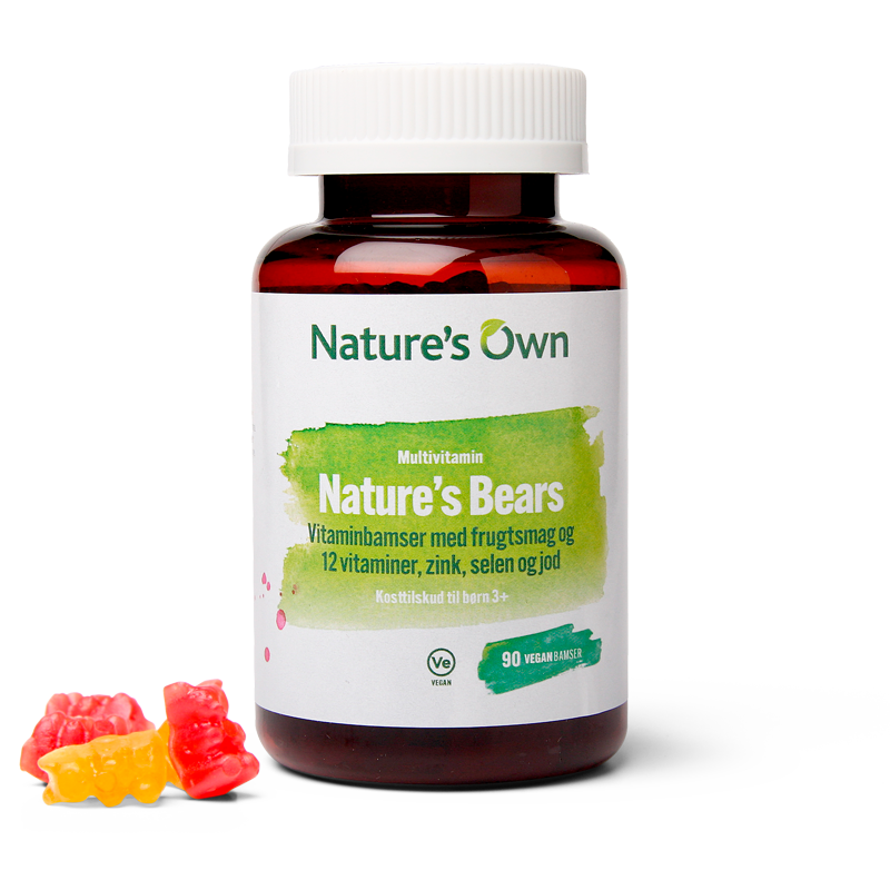 UDSALG Natures Own Natureâs Bears Multivitaminer til børn 3 (90 stk) køb billig