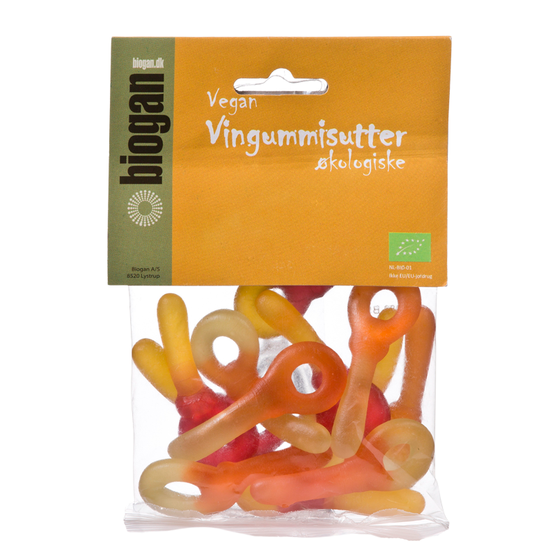 Biogan Vingummi Sutter Ø (75 g)