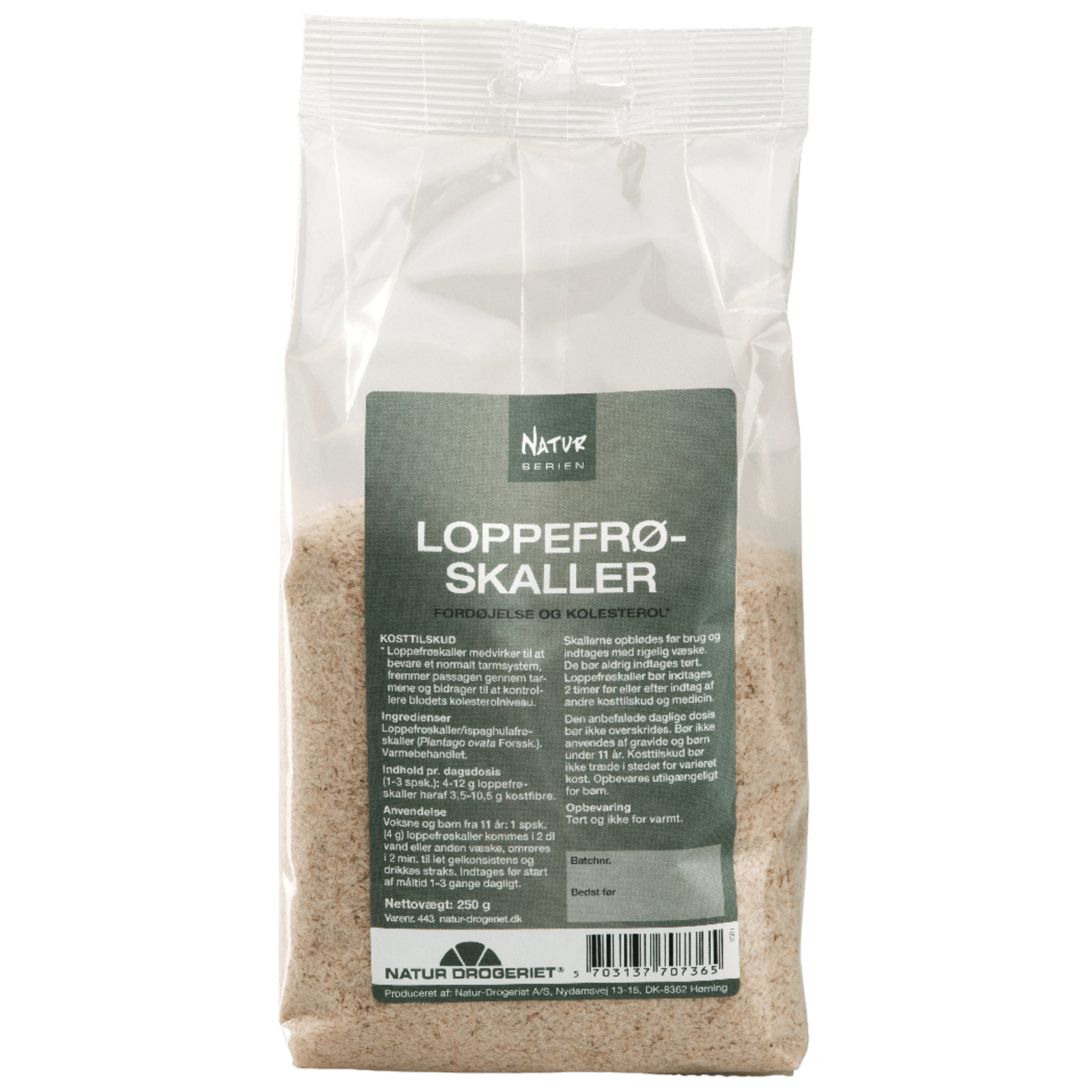 Natur Drogeriet Skallin Loppefrøskaller (250 g)