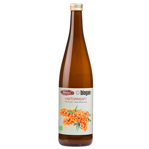 Biogan havtornsaft 100% Ø - 750 ml