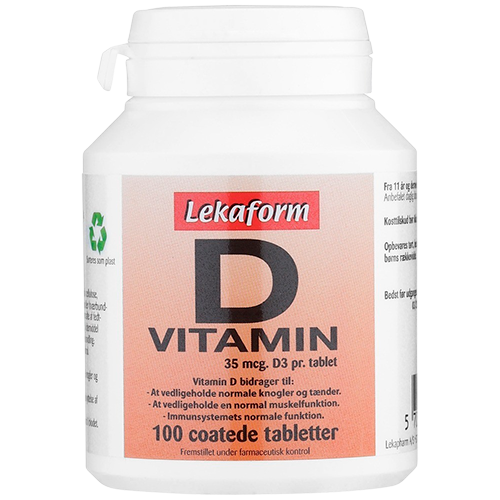 UDSALG Lekaform D Vitamin (100 tabl) køb billig