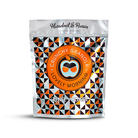 Chrunchy Granola m. Hasselnød og Rosin (500 gr)