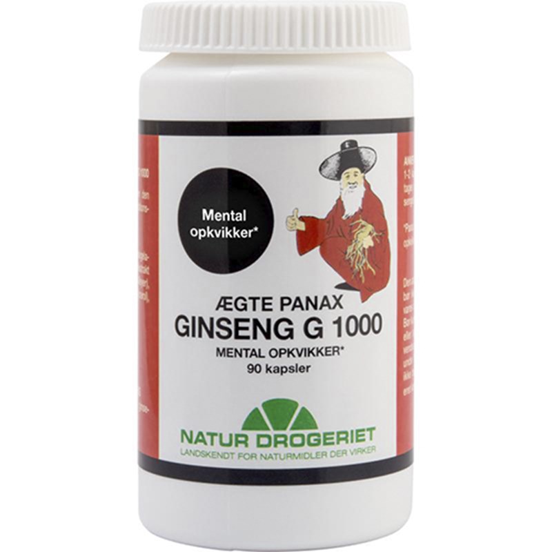 Natur Drogeriet Ægte Panax Ginseng G 1000 - 90 kap.