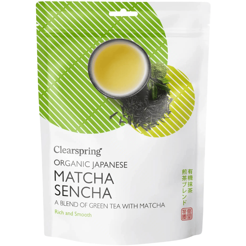 Clearspring Matcha Sencha Grøn Te Løsvægt Ø (85 g)
