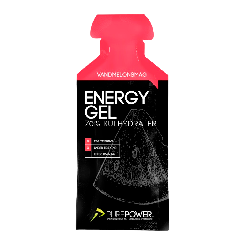 Tilbud PurePower Energy Gel Watermelon (40 g) køb billig