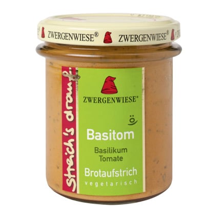 Mølle/Skovly Smørepålæg Basilikum/Tomat É (160 gr)