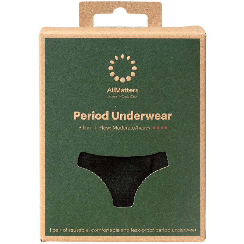 AllMatters Period Underwear Bikini Moderate/Heavy Size XL (1 stk)