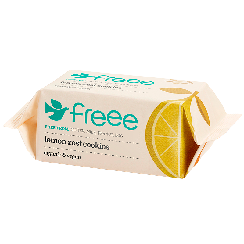 Lemon Zest Cookies Økologiske - 150 gram