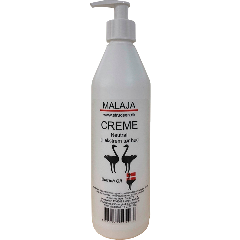 Ostrich Oil Creme Parfumefri (500 ml)
