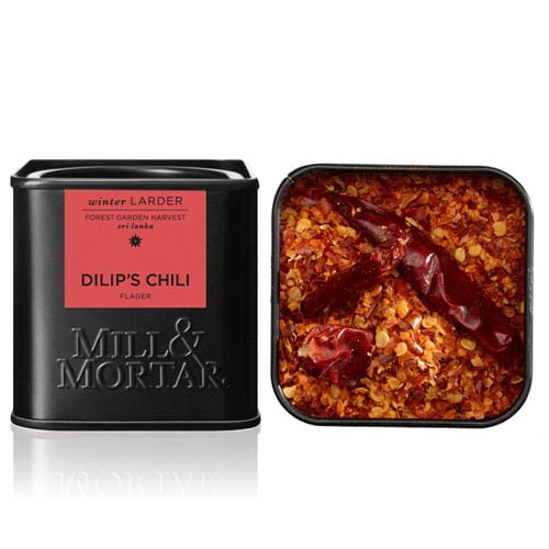 Mill og Mortar Chilli Flager Dilip’S É (45 gr)