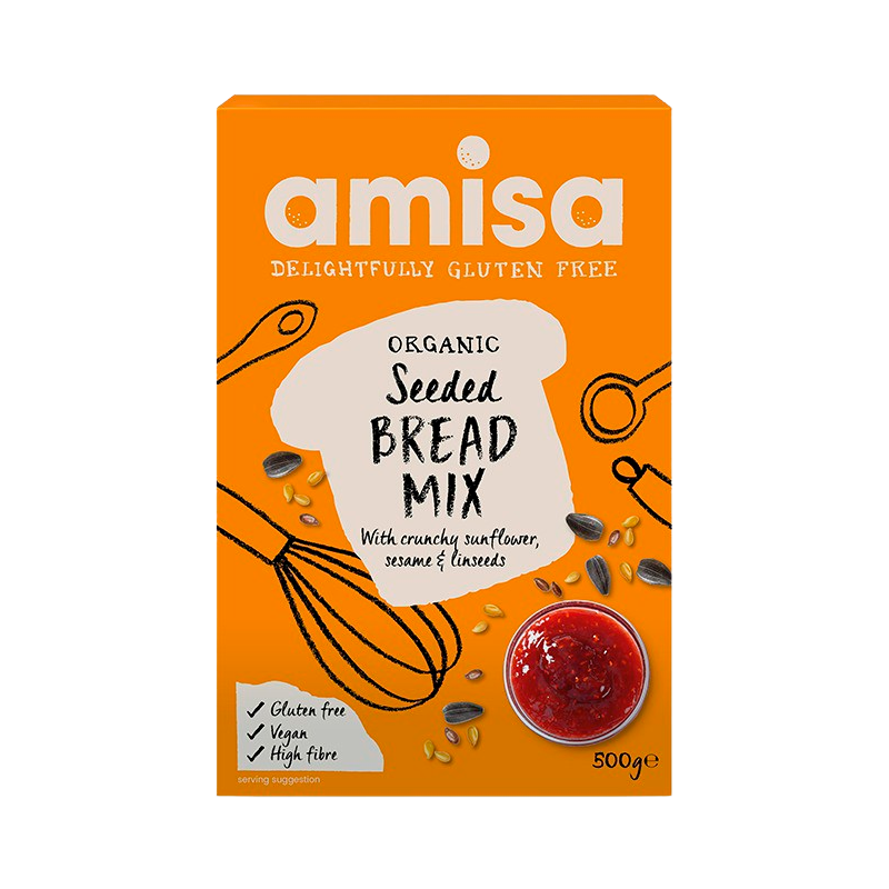 Amisa Glutenfri Brødblanding M. Frø Ø (500 g)