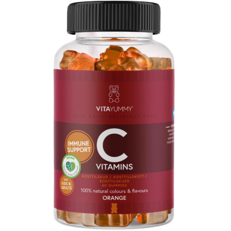 Vintilbud VitaYummy Vitamin C Orange (60 stk) køb billig