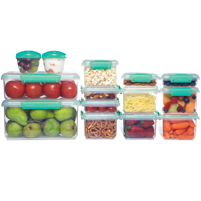 Sistema Pack Teal Opbevaringsboks 28 Dele (1 sæt)