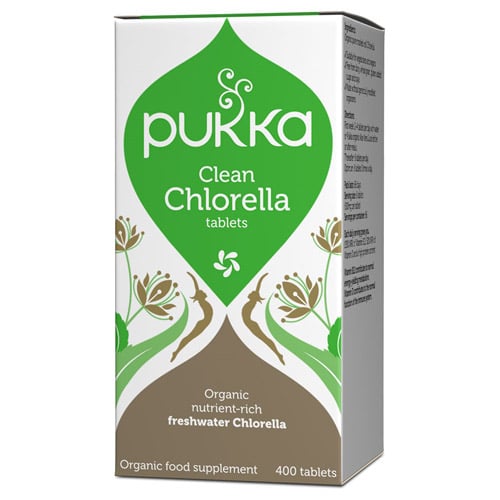 Pukka Clean Chlorella 500 mg (400 tabletter)