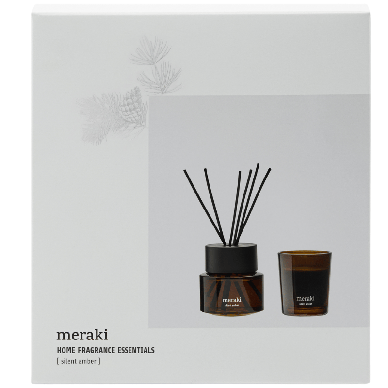 Meraki Gaveæske Home Fragrance Essentials Silent Amber (1 sæt)
