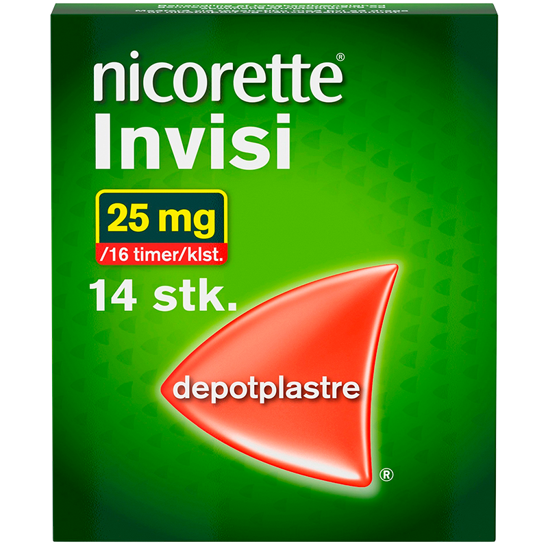 Nicorette Invisi Nikotinplaster 25 mg (14 stk)