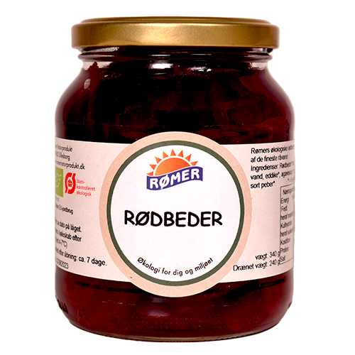 Rødbeder i glas Økologisk - 325 gram