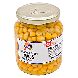 Søde Majs i glas É 350 gr.
