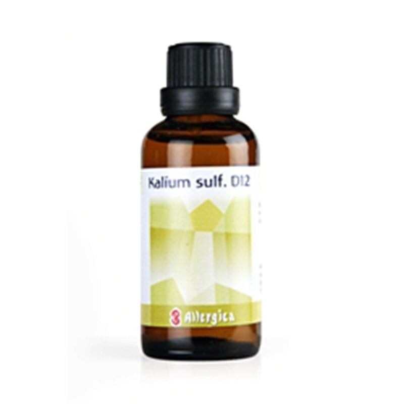 UDSALG Allergica Kalium sulf. D12 Cellesalt 6 (50 ml) køb billig