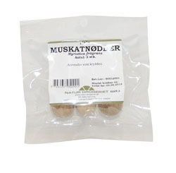 Natur Drogeriet Muskatnød Hele (1000 gr)