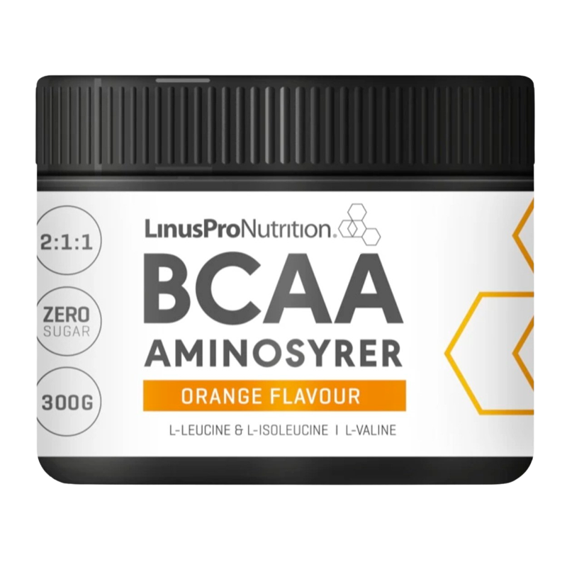 UDSALG LinusPro BCAA Appelsin (300g) køb billig