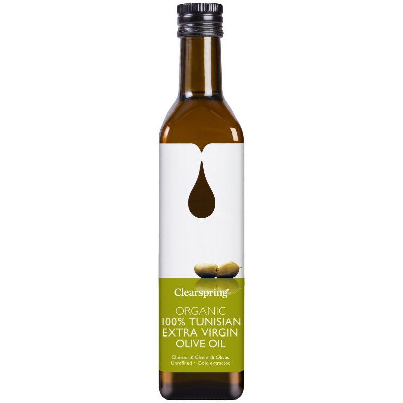 Clearspring Olivenolie ekstra jomfru Ø Tunesien (500 ml)