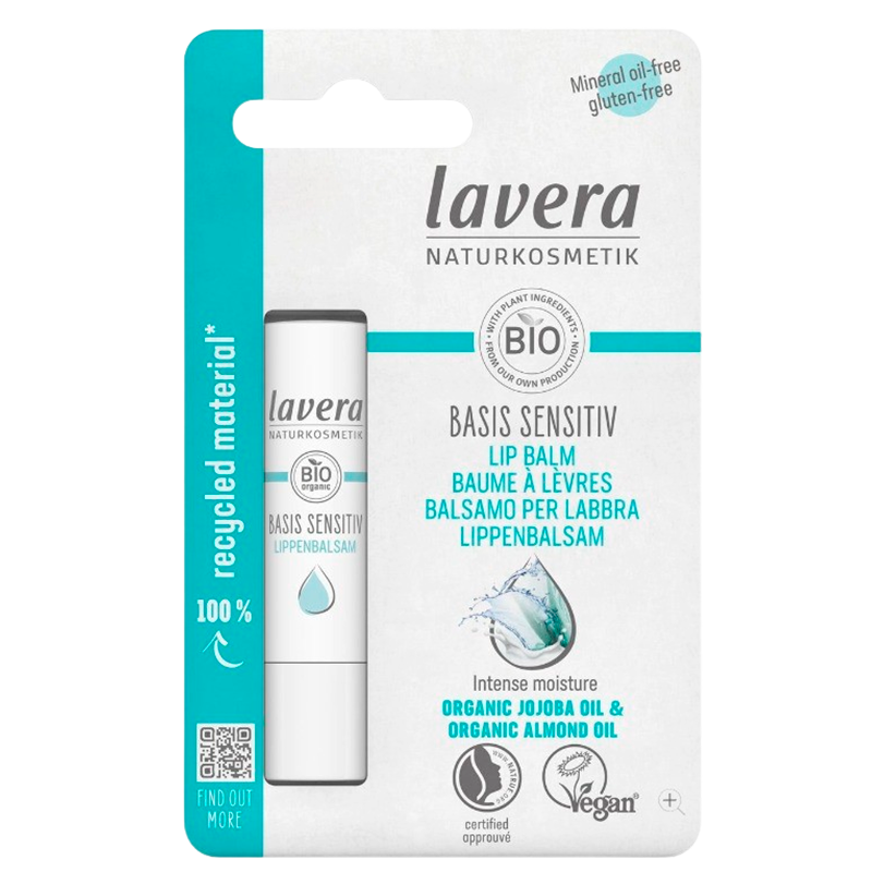 Lavera Basis Sensitiv Læbepomade Jojoba Olie og Sheasmør (1 stk)