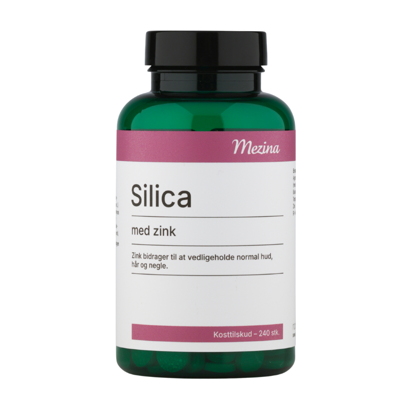 Tilbud Mezina Silica Zink (240 tabl) køb billig