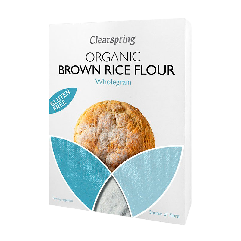 Clearspring Brun Fuldkorns Rismel Ø (375 g)