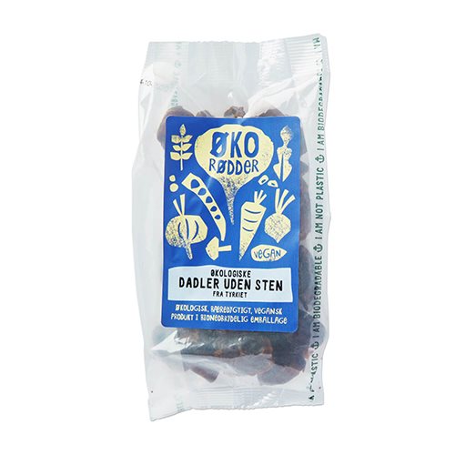 Øko Rødder Dadler u sten Ø (180 g)